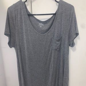 Grey Hollister Blouse, Size Large